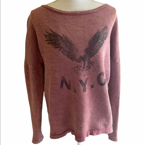 Nordstrom Leith “N.Y.C” Sweatshirt - Picture 3 of 5